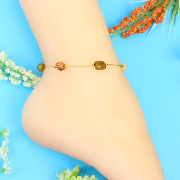 Elegant Handmade Anklet – Perfect for Women & Girls | Ideal Gift Option, DYC1619 - Picture 1 of 11